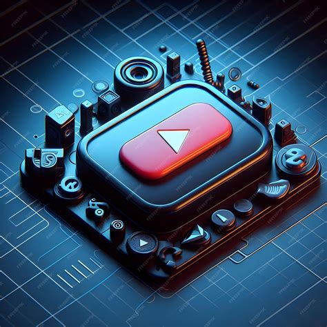 subscribe button animation  black background premium ai