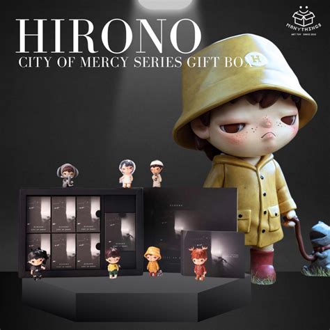 pop mart Hirono City of Mercy Series Gift Box V 3 กลองดำ Special Box