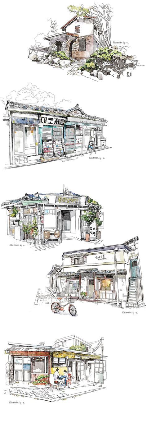 Urban Sketches | Architecture Drawing Art