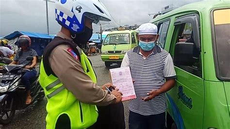 Hari Ke Operasi Patuh Siwalima Di Ambon Pengendara Yang Langgar