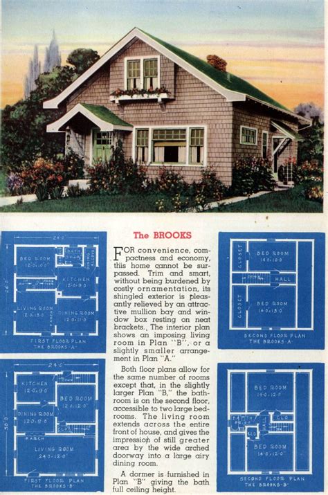 These popular 1930s home styles & floor plans had classic and enduring charm - Click Americana