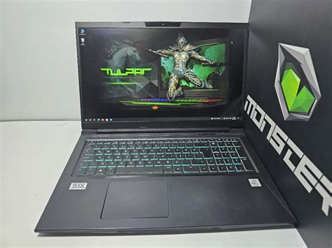 Monster Tulpar 17 3 inç RTX 3060 6GB 16GB 512GB Dizüstü Bilgisayar