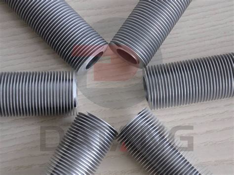 Aluminum Extruded Finned Tube Integrally Finned Tubes Datang Fin Tube