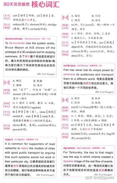 雅思词汇必备书籍 最新最全整理推荐 高清pdf 知乎