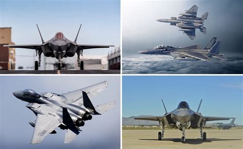 US ramps up production of F-35 Lightning II and F-15EX Eagle II ...