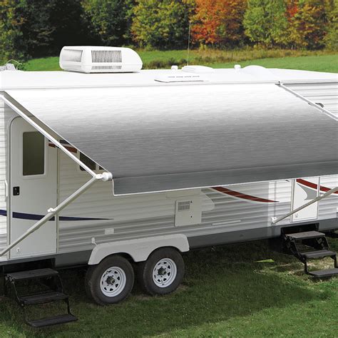 Carefree Led Silver Shale Fade Roll Out Awning No Arms Coast To Coast Rv