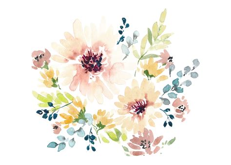 Floral Watercolor Print