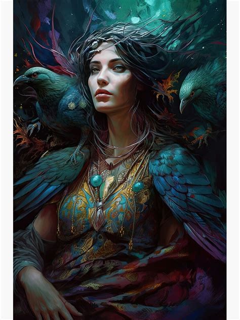 The Morrigan Art Print For Sale By Jaimemunn Redbubble