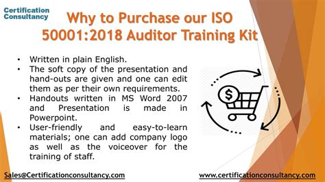 PPT Presentation On ISO 50001 Auditor Training Kit PowerPoint