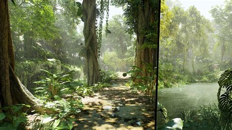 Insanely Realistic Jungle Biome Unreal Engine Rtx Youtube