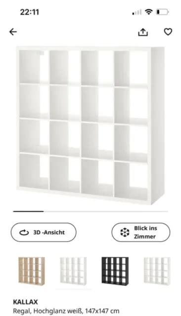 IKEA KALLAX WEISS Hochglanz inkl drei Türen und zwei Einsätze