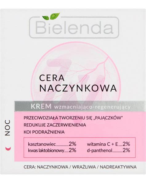 Bielenda Cera Naczynkowa Krem Wzmacniaj Co Regeneruj Cy Na Noc Ml