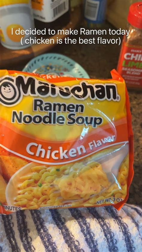 I Decided To Make Ramen Today Chicken Is The Best Flavor How To