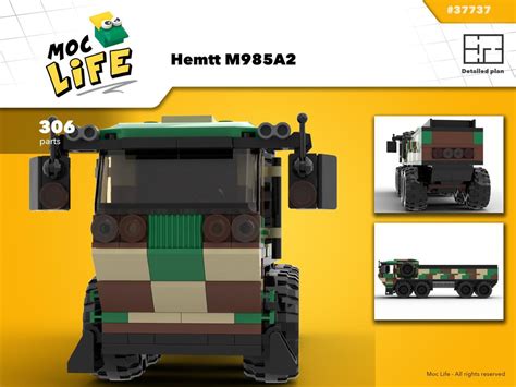 LEGO MOC Hemtt M985A2 by MocLife | Rebrickable - Build with LEGO