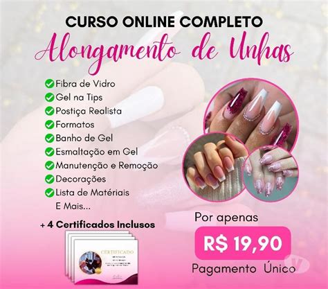 Curso Alongamentos de Unhas Profissional Manaus AM cursos técnicos