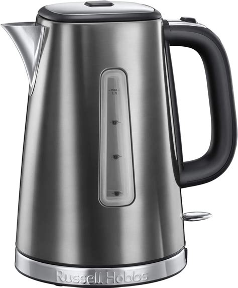 Grey Luna Kettle Russell Hobbs 23211 Luna Grey Quiet Boil Electric