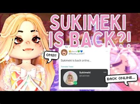 Sukimeki Might Be Back Royale High Tea Spill Youtube