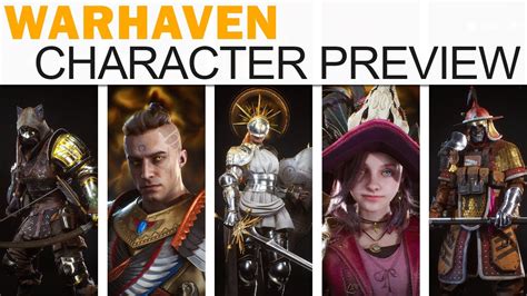 Warhaven Character Creation All Heroes Immortals Skins Full