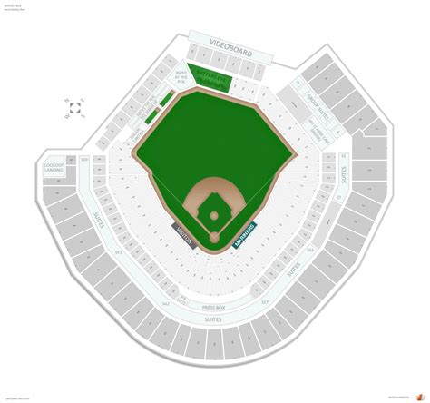 Safeco Field Seating Map A Guide To The Best Seats In The House Map