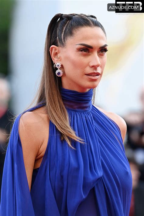 Melissa Satta Sexy Seen Braless Flashing Her Nude Tits At The Venice