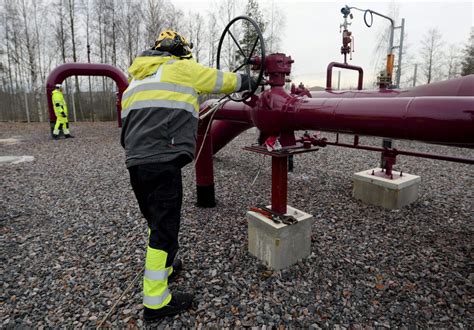 Finnish Pipeline Leak Points To External Activity President Says