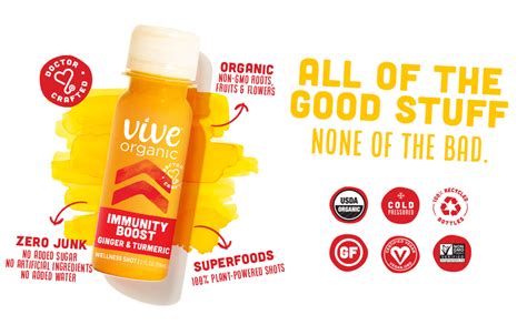 Amazon Vive Organic Immune Support Elderberry Shot Cold Pressed