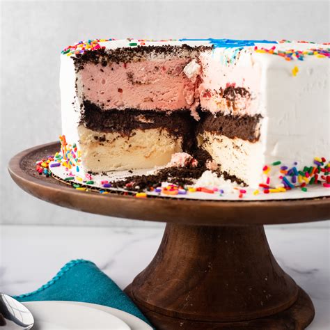 Easy Homemade Ice Cream Cake Recipe Sugar Spices Life