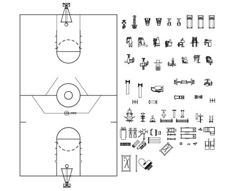 Basketball Court Autocad File Cadbull