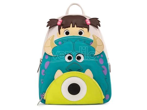 Loungefly Disney Pixar Monsters Inc Boo Mike Sully Zaino Cm