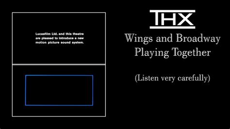 Thx Wings And Broadway Playing Together Youtube