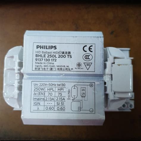 Jual PHILIPS BALLAST TRAFO LAMPU MERCURY HPL N HPI T BHL BHLE 250 200