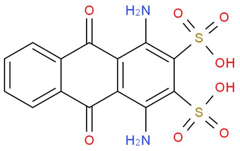 2 3 Anthracenedisulfonic Acid 1 4 Diamino 9 10 Dihydro 9 10 Dioxo 65596 11 4 Wiki