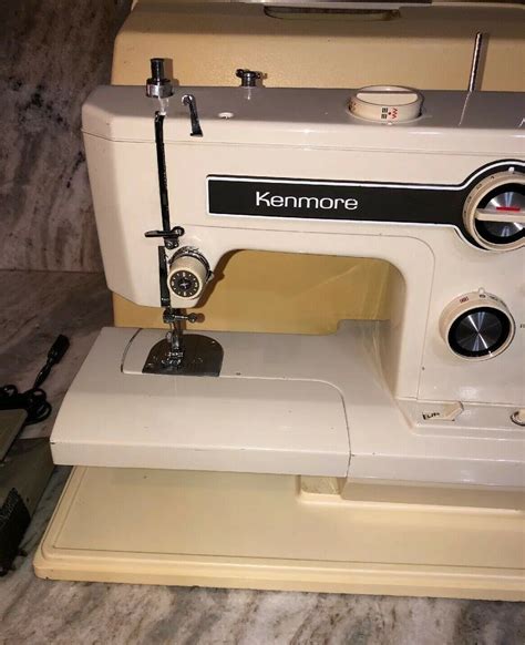 Vintage Sears Kenmore Sewing Machine In Case