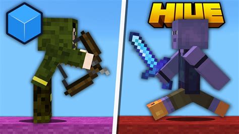 Biggest Cubecraft Vs Biggest Hive Youtubers YouTube