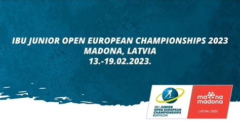 IBU JUNIOR OPEN EUROPEAN CHAMPIONSHIPS 2023 MADONA LATVIA pēc 90