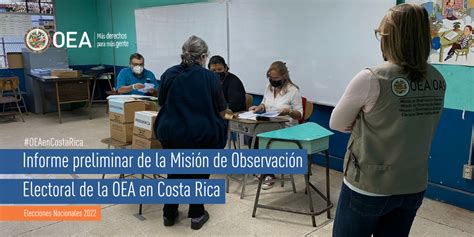 Informe Preliminar De La Misi N De Observaci N Electoral De La Oea En