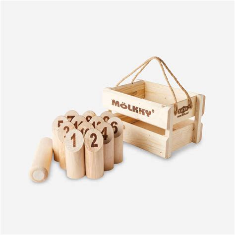 ИГРА ФИНЛАНДСКИ КЕГЛИ MÖLKKY LUXE - DECATHLON