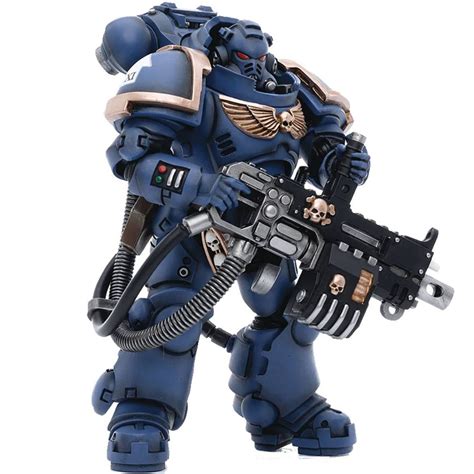 Joy Toy Warhammer 40000 Ultramarines Heavy Intercessor Nikos Phaetz 118 Scale Action Figure