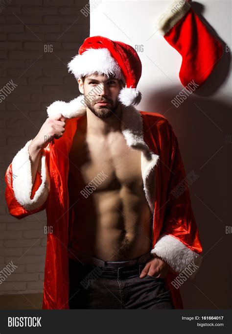 Handsome Sexy Santa Image Photo Free Trial Bigstock