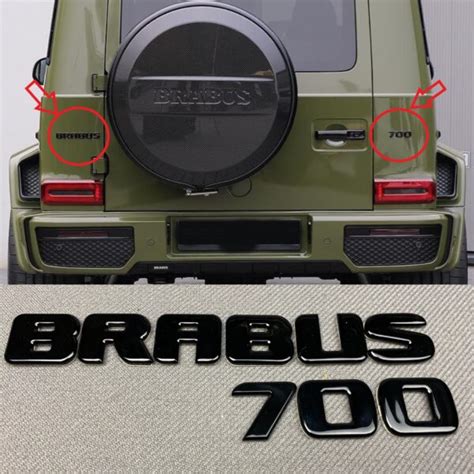 Brabus 700 Emblem Badge Logo For Sale Mercedes G GLE GLS GT