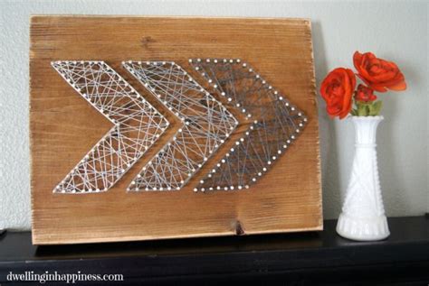 Nail And String Art On Wood ~ Nail Art Ideas