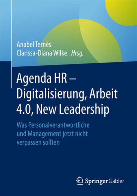 Agenda HR Digitalisierung Arbeit 4 0 New Leadership Von Buch