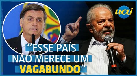 Lula chama Bolsonaro de gângster e vagabundo Vídeo Dailymotion