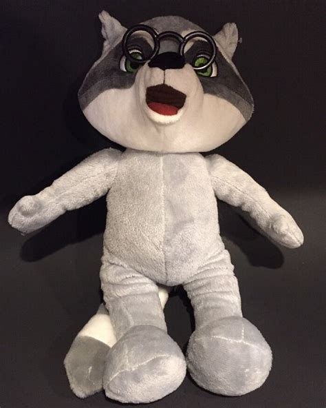 Great Wolf Lodge Oliver Raccoon Glasses Fiesta Plush Stuffed Animal Toy ...