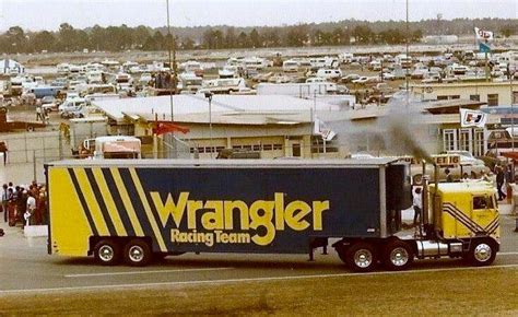 Vintage 1970 S Kenworth K 100 COE Wrangler NASCAR Hauler Nascar