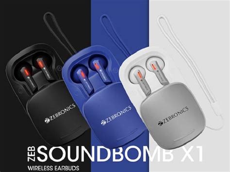 Zebronics launches ZEB-Sound Bomb X1 with built-in earbuds, speaker ...