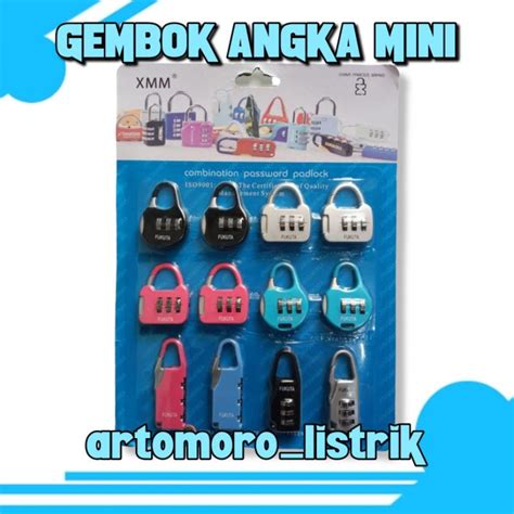 Jual Gembok Pin Gembok Koper Gembok Pin Angka Shopee Indonesia