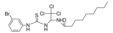 Nonanoic Acid Bromo Phenyl Thioureido Trichloro Ethyl