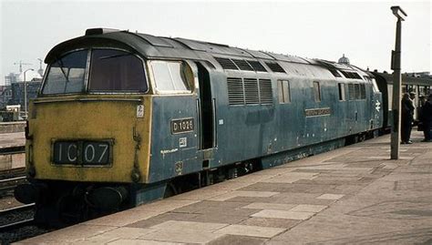 Br Class 52 D1026 Western Centurion Cardiff 11th September 1973 Centurion Western Region