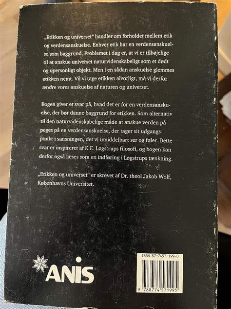 Etikken Og Universet Jakob Wolf Dbadk Køb Og Salg Af Nyt Og Brugt